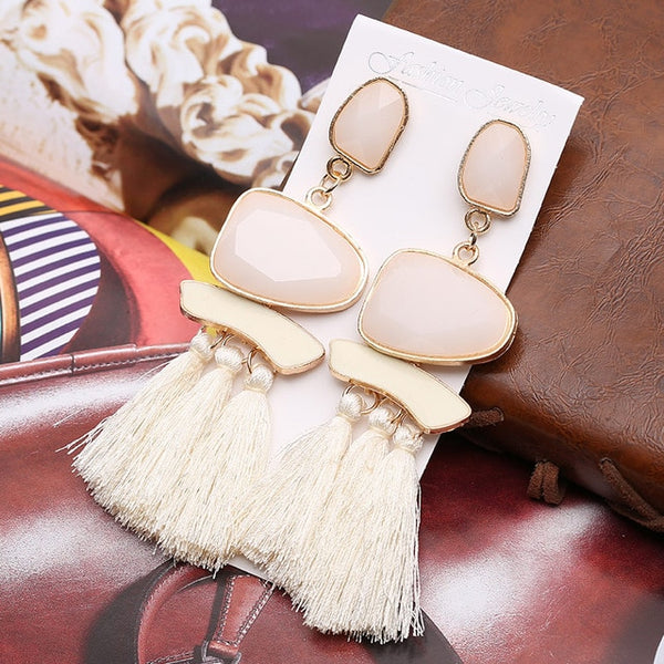 Vintage Women Tassel Earrings