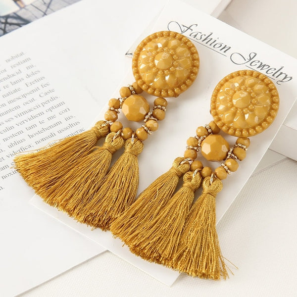Vintage Women Tassel Earrings