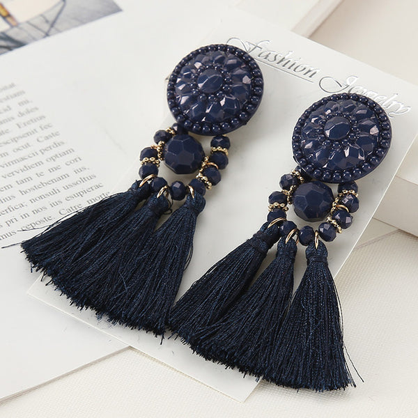 Vintage Women Tassel Earrings