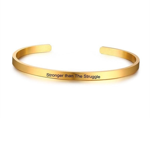 Inspirational Cuff Bracelet