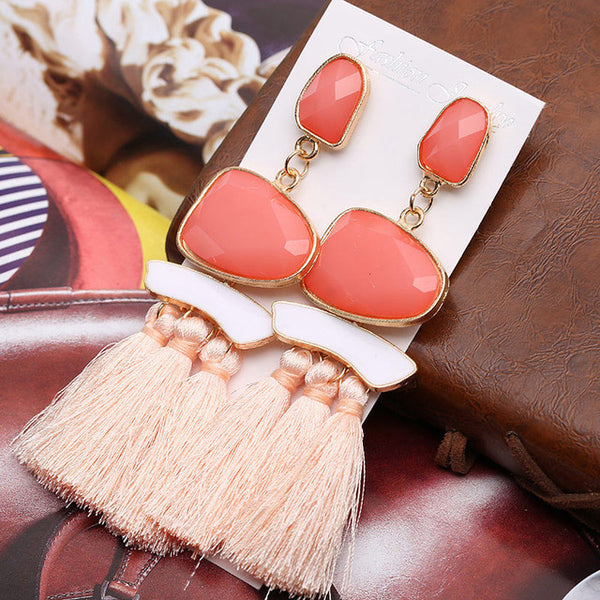 Vintage Women Tassel Earrings
