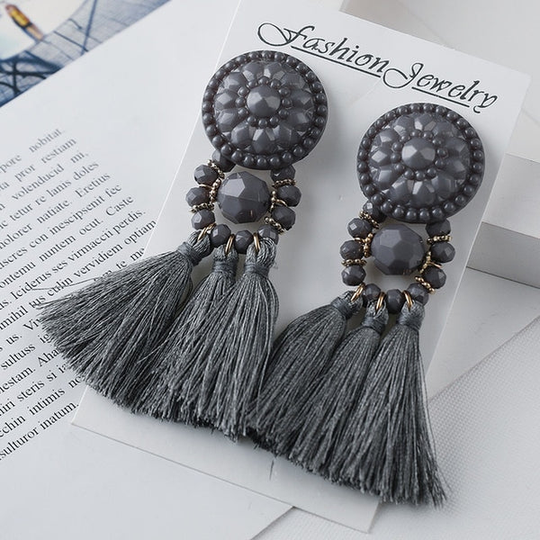 Vintage Women Tassel Earrings