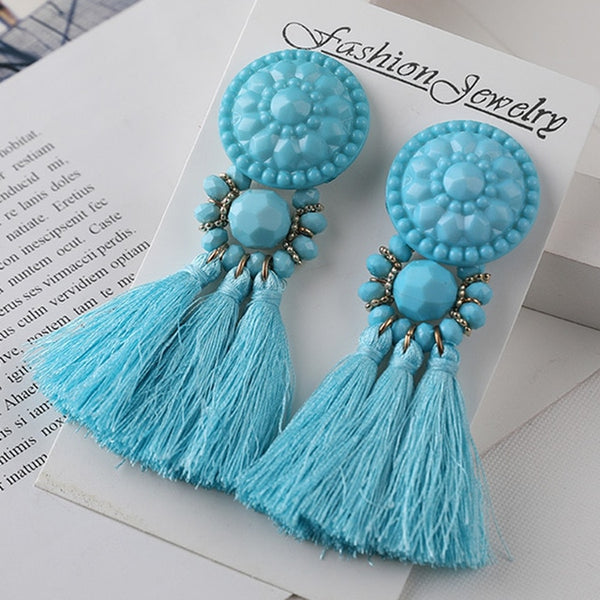 Vintage Women Tassel Earrings