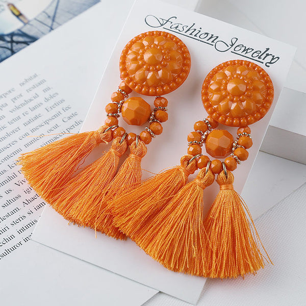 Vintage Women Tassel Earrings