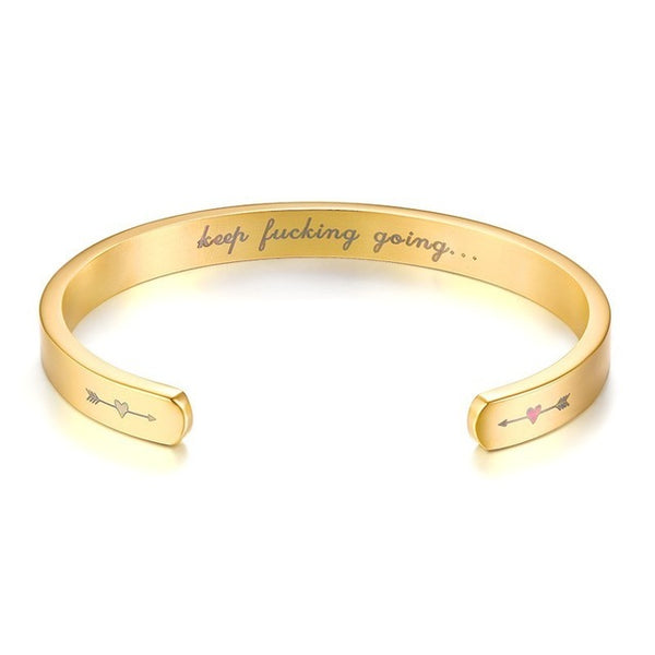 Inspirational Cuff Bracelet