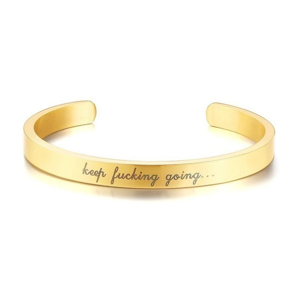 Inspirational Cuff Bracelet