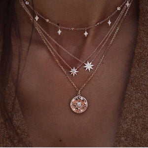 Star Multi-layer Women Necklaces