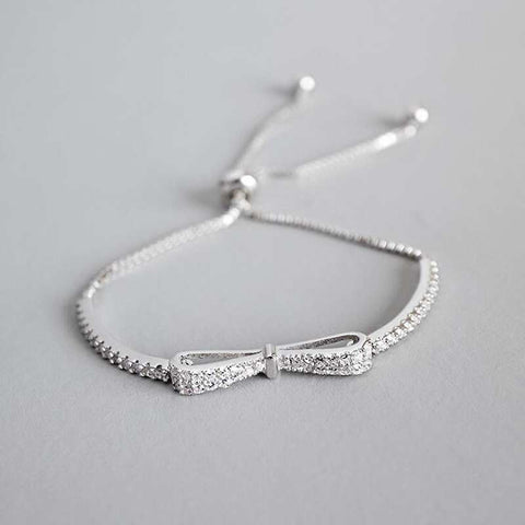 925 Sterling Silver Bracelet Ladies Cubic Zircon Bracelets